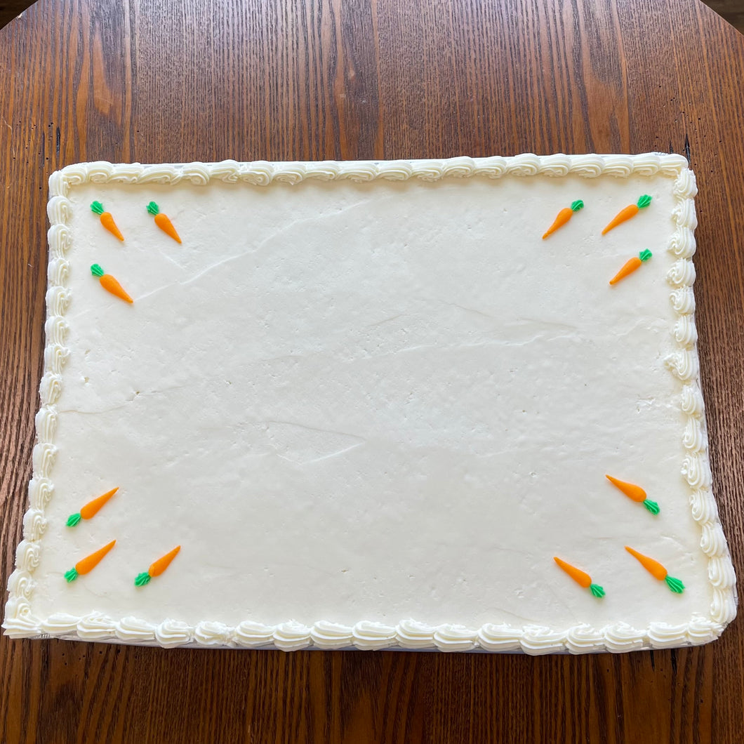 1/2 Sheet Carrot Cake
