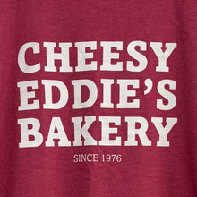 Load image into Gallery viewer, Cheesy Eddie's Bakery Shirt - Raspberry
