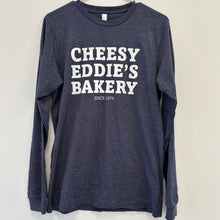 Load image into Gallery viewer, Cheesy Eddie's Bakery Long Sleeve Shirt - Navy
