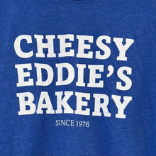 Load image into Gallery viewer, Cheesy Eddie's Bakery Long Sleeve Shirt - Blue
