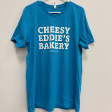 Load image into Gallery viewer, Cheesy Eddie's Bakery Shirt - Aqua
