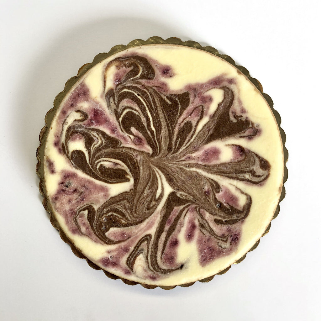 Chocolate Raspberry Swirl Cheesecake