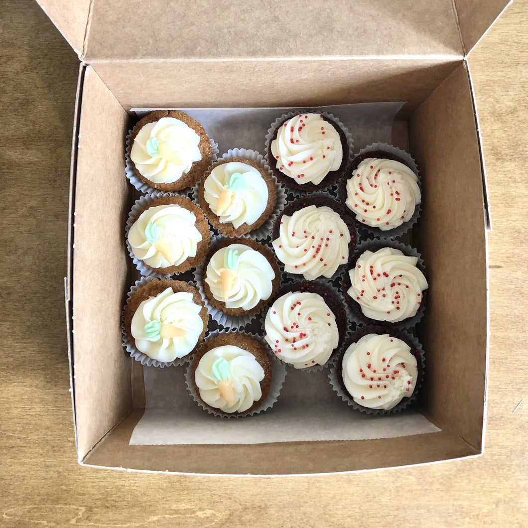 12 Assorted Mini Cupcakes
