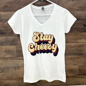 Cheesy Eddie's V-Neck T-Shirt