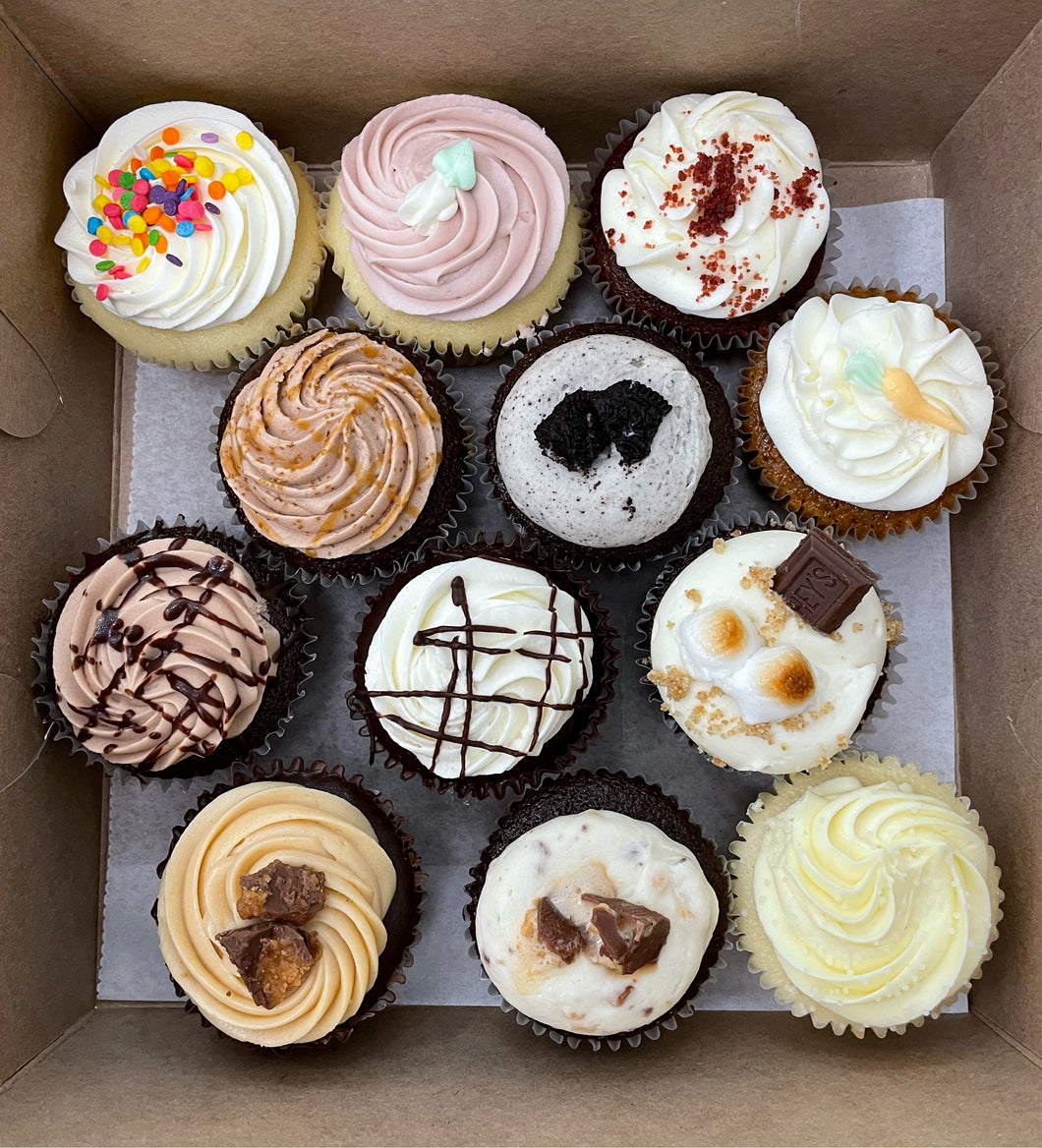 12 Assorted Cupcakes