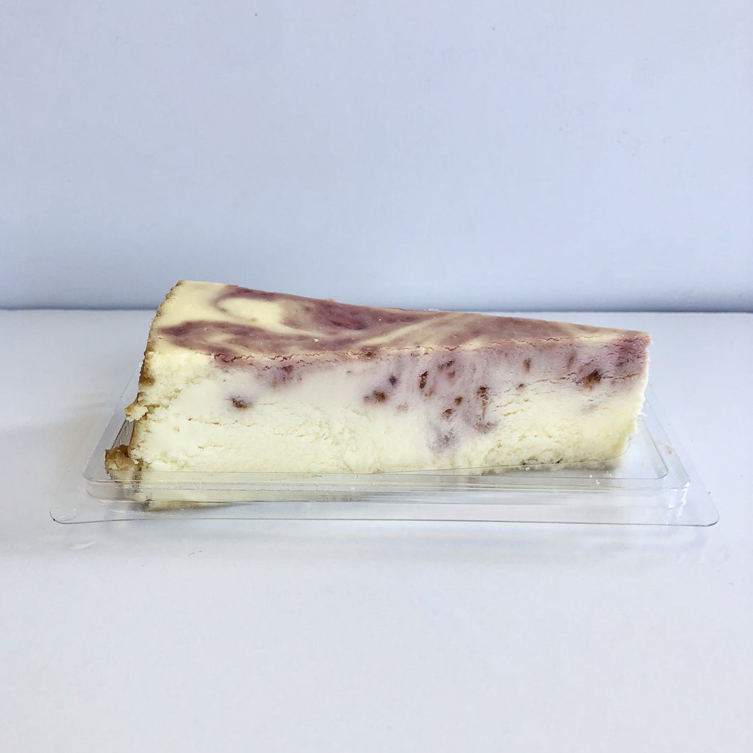 Slice - Raspberry Swirl Cheesecake